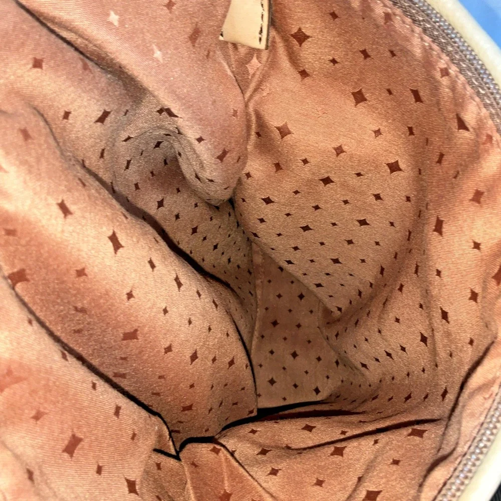 Fossil Explorer Leather Hobo Bag‎ Long Live Vintage Tan Cowhide Adjustable Strap